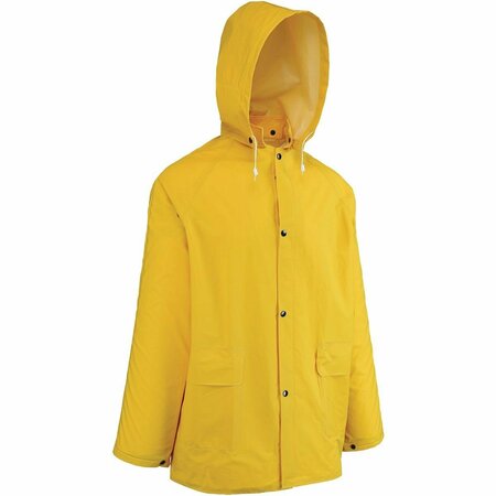 WEST CHESTER PROTECTIVE GEAR Protective Gear Large Yellow PVC Rain Coat 44036/L